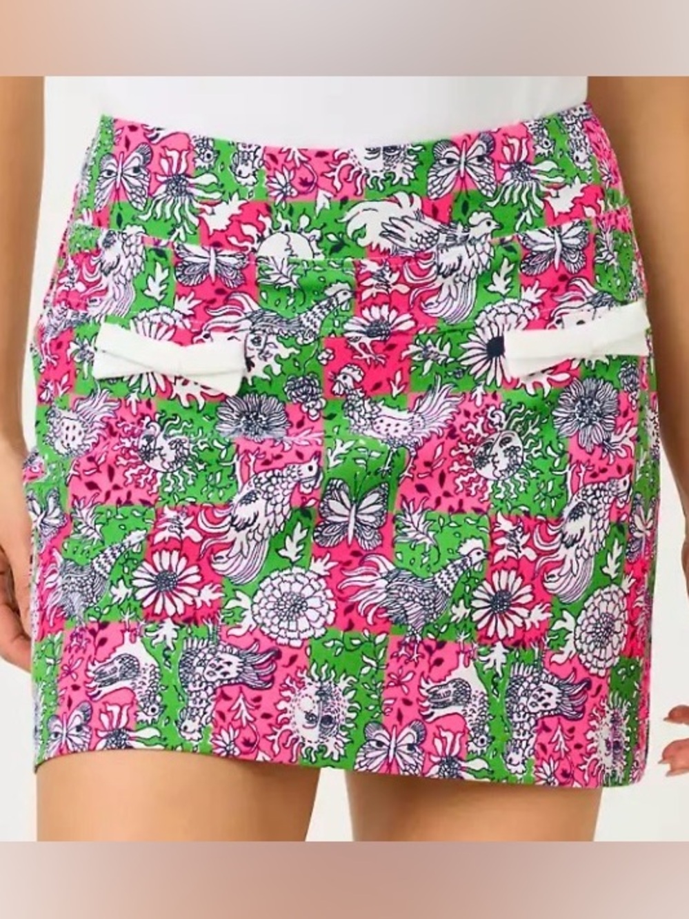 Lilly Pulitzer Luxletic Monica Skort 15” UPF 50+ NWT